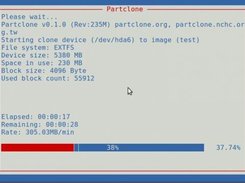 backup ext4 partition with ncurses user interface