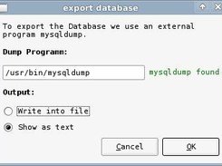 DB backup