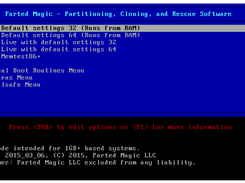 Parted Magic Screenshot 1
