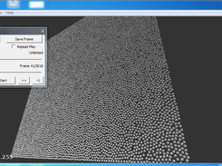 ParticleVis 1.0.1 visualizing a two-dimensional particle simulation