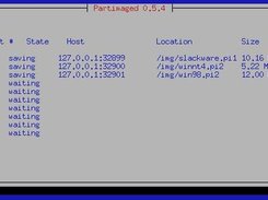 Partimage: server