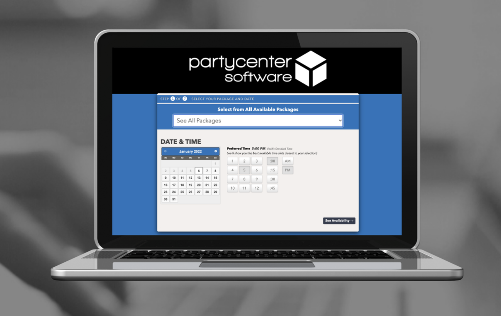 Party Center Software Screenshot 1