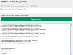 Muestra logs de errores y manos desanonimizadas