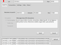 Front page of Pascal Wallet
