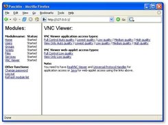 The VNC Viewer script linking to remote desktop management