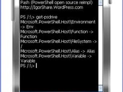 Pash on Win Mobile (Compact .NET Framework)