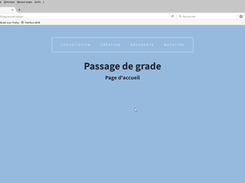 Welcome page