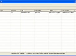 Main screen with item