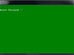 Secured with a master password