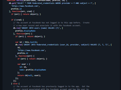 passport-facebook Screenshot 1