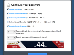 MC Password Generator Screenshot 1