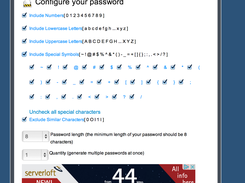 MC Password Generator Screenshot 2