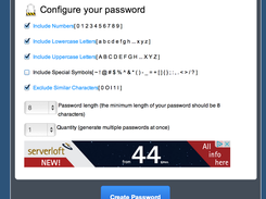 MC Password Generator Screenshot 3