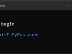 You can see your password at the beginning, but it will eventually be hidden one character at a time when you type your password correctly.