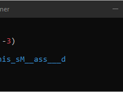 When you type your password correctly it will hide random characters.