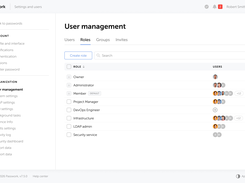 Set custom permissions for vaults and folders
