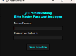 Passwort-Save Screenshot 1