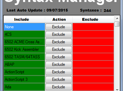 SyntaxManager