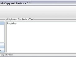 Showng text from clipboard