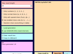 Pasword generator RORG Screenshot 2