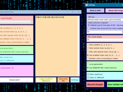 Pasword generator RORG Screenshot 1