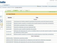 Combine results of granted patents and early publications.