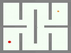 One robot in the maze