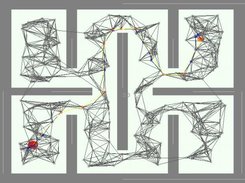 Solution with Lazy PRM algorithm