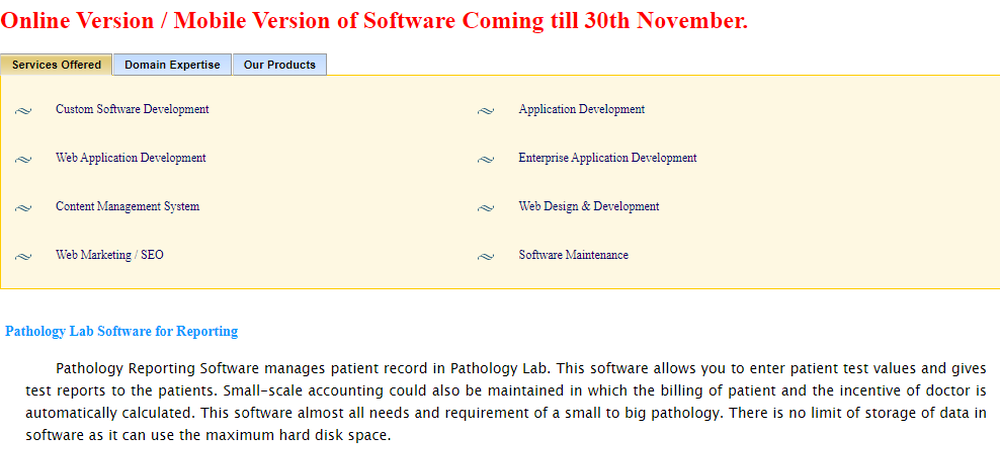 Qmarks Pathology Lab Reporting System Screenshot 1