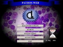 Main Menu of PATHOS-WEB (English)