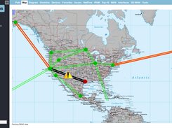 Dynamic Network Maps