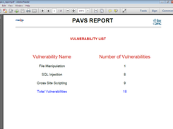 pdf report second page