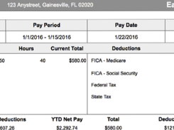 Pay Stub Makr Screenshot 1