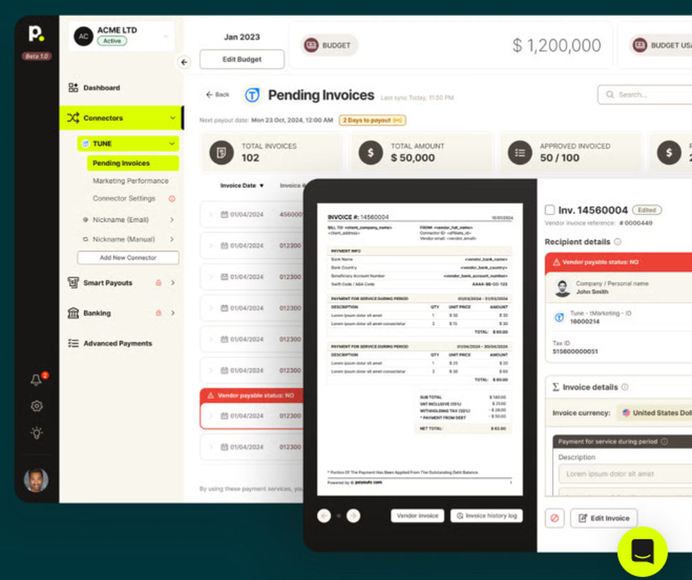 Payouts.com Screenshot 1