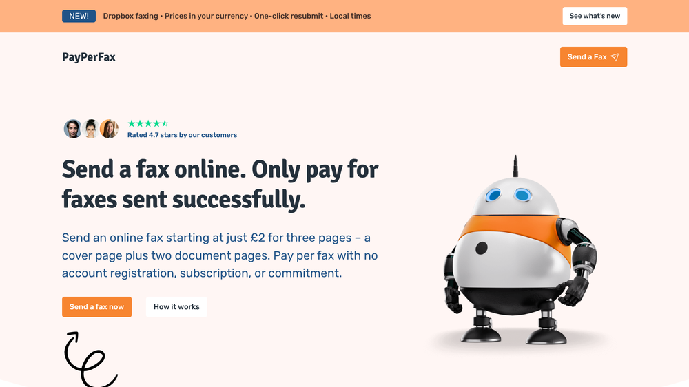 PayPerFax Screenshot 1