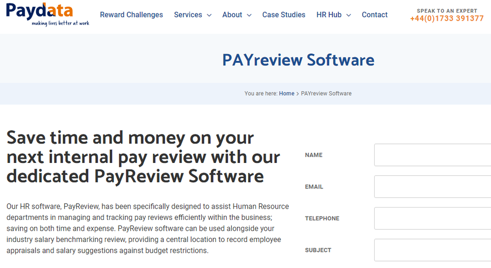 Paydata PayReview Screenshot 1