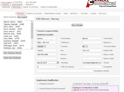 Detailed Employee Records