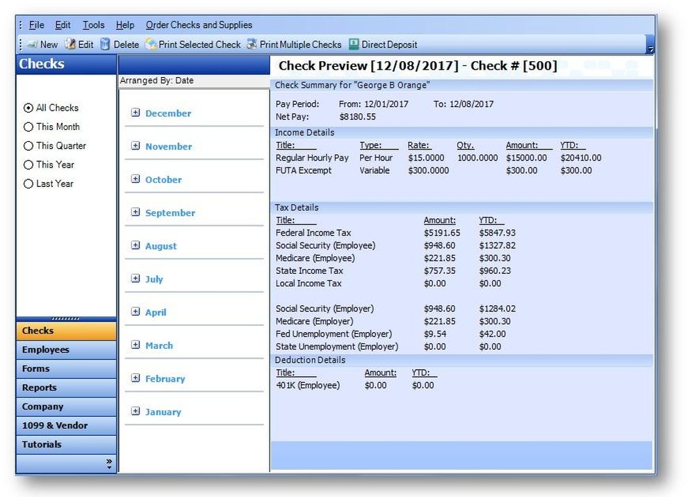 Payroll Mate Screenshot 1