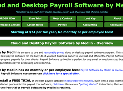 Medlin Payroll Software Screenshot 1