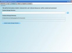 Support for a custom file location