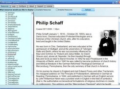 Get information on who an author is