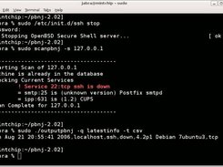 Default Scan after stopping SSH