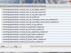 PowerBuilder Object Tagger