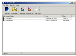 PC Shredder Screenshot 1