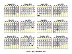 PCAL Yearly Format