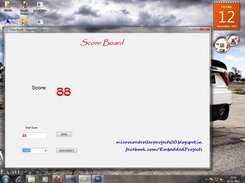 PC based Score Board Application Screenshot 1