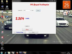 PC based Voltmeter using C# Screenshot 1