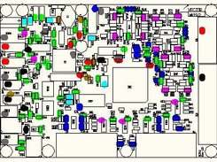 Colored DXF file opened from Acad