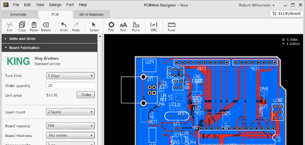 PCBWeb Screenshot 1