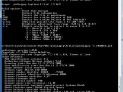 pcdtojpeg screenshot under Windows 7